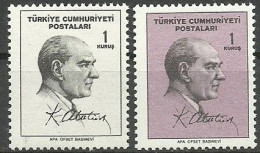 Turkey; 1965 Regular Issue Stamp 1 K. ERROR "Ground Color Missing" - Neufs