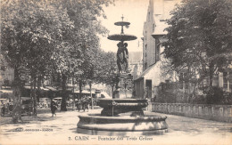 14-CAEN-FONTAINE DES TROIS GRACES-N T6018-E/0253 - Caen