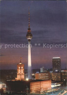 72248478 Berlin Fernsehturm Nachtaufnahme Berlin - Altri & Non Classificati