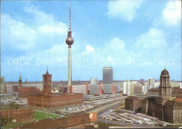 72248128 Berlin Fliegeraufnahme Rathaus Fernsehturm Berlin - Altri & Non Classificati