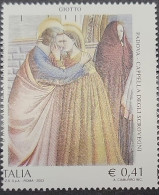 O) 2003 ITALY, ERROR, ART - PAINTING,  ENCOUNTER AT HTE GOLDEN DOOR BY GIOTTO, SCT 2537, MNH - Unclassified