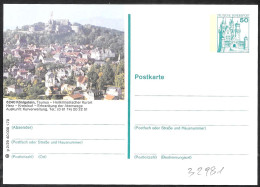Germania/Germany/Allemagne: Intero, Stationery, Entier, Castello, Castle, Château - Castles