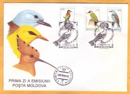 1992 Moldova Moldavie  Envelopes  FDC Birds Fauna - Moldova