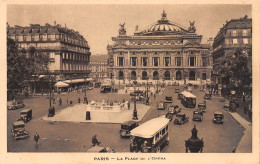 75-PARIS LA PLACE DE L OPERA-N°4030-D/0037 - Autres & Non Classés