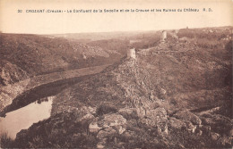 23-CROZANT-RUINES DU CHÂTEAU-N T6020-A/0355 - Crozant