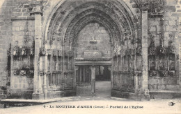 23-MOUTIER D AHUN-PORTAIL DE L EGLISE-N T6020-A/0135 - Moutier D'Ahun