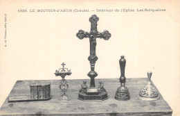 23-MOUTIER D AHUN-INTERIEUR DE L EGLISE-LES RELIQUAIRES-N T6020-A/0091 - Moutier D'Ahun