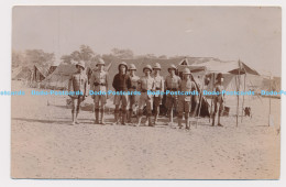 C005600 Men. Tents In The Background. Uniforms. Military - Welt