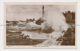 C004098 46394. Storm At Blackpool. Claremont Series. A. And S. RP. 1923 - Welt