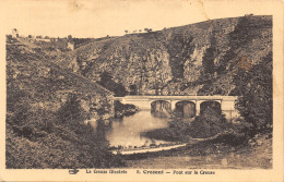 23-CROZANT-PONT SUR LA CREUSE-N T6019-H/0169 - Crozant