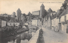 21-SEMUR EN AUXOIS-LA RUE CHAUDE ET LE DONJON-N T6019-H/0017 - Semur