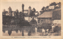 21-SEMUR EN AUXOIS-LAVANDIERE SUR L ARMANCON-N T6019-H/0007 - Semur