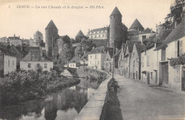 21-SEMUR EN AUXOIS-LA RUE CHAUDE ET LE DONJON-N T6019-H/0015 - Semur