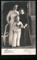 AK Victoria Und Luise Von Baden, Sohn  - Familles Royales