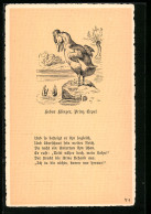 Künstler-AK Sign. O. Richter: Fedor Flinzer, Prinz Erpel Erblickt Einen Krebs  - Sonstige & Ohne Zuordnung