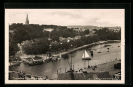 AK Eckernförde-Borby, Ostseebad, Uferpartie Mit Kirche  - Eckernfoerde