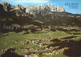 72247584 Ellmau Tirol Mit Kaisergebirge Fliegeraufnahme Ellmau - Other & Unclassified