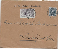 Stockholm 1904 Tuberkulose Vignette, Nach Frankfurt - Autres & Non Classés