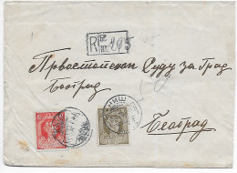 Einschreiben 1920 - Serbie