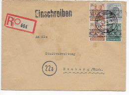 Homberg /Ndrrh, Einschreiben 1948 An Stadtverwaltung - Covers & Documents