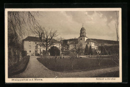 AK Philippsthal A. D. Werra, Schloss U. Kirche  - Other & Unclassified