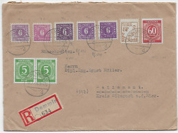 Demmin 1946 Als Einschreiben Nach Bellamont/Biberach - Covers & Documents