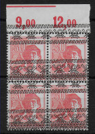 BiZone: MiNr. 46 I, DD, Viererblock, Postfrisch, **, BPP Geprüft - Mint