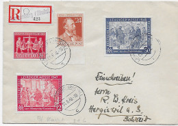 Einschreiben Langenberg Nach Hergiswil/CH, 1948 - Lettres & Documents