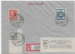 Coswig Einschreiben 1945 - Lettres & Documents