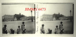 NANCY En 1933 - Place Stanislas - Plaque De Verre En Stéréo - Taille 58 X 128 Mlls - Glass Slides