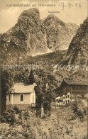 71544702 Kufstein Tirol Hinterbaerenbad Mit Torenkirchl Karlspitze Kufstein - Sonstige & Ohne Zuordnung