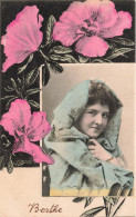 FANTAISIES - Femmes - Berthe - Fleurs - Carte Postale Ancienne - Women