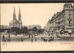 71544482 Wien Maximilianplatz Mit Votivkirche  - Sonstige & Ohne Zuordnung