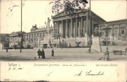 71544355 Wien Parlaments Brunnen Reichsrats Palast  - Other & Unclassified
