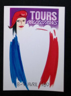 Cp, Illustrateur, Signée Etienne Quentin, 1989, Carte Pirate, 300 Exemplaires, Vierge, Tours Collections - Quentin