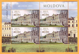 2017  Moldova Moldavie Moldau H-Blatt  Europa-2017 Castle. Mimi. Bulboaca Mint - Moldova