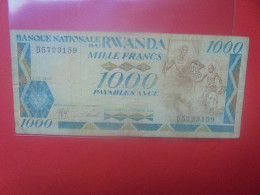 RWANDA 1000 Francs 1988 Circuler (B.33) - Rwanda