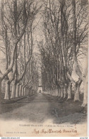 M12-47) VILLENEUVE SUR LOT - L'ALLEE DES PLATANES A EYSSES - (OBLITERATION DE 1904 - 2 SCANS) - Villeneuve Sur Lot