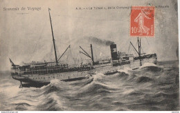 M9- Souvenir De Voyage - "Le Tchad" De La Compagnie Des Chargeurs Réunis - Steamers