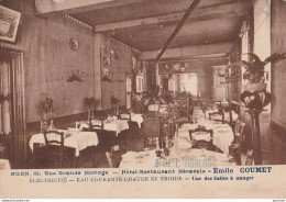 M4-47) AGEN - HOTEL RESTAURANT NERACAIS - EMILE COUMET - 10 RUE GRANDE HORLOGE - UNE DES SALLES A MANGER - (2 SCANS) - Agen