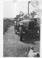 Photographie Photo Amateur Vintage Snapshot Automobile Car Voiture Cabriolet - Cars