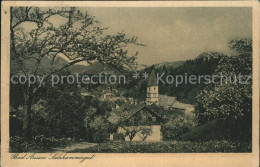 71543769 Bad Aussee Steiermark Ortsansicht Mit Kirche Baumbluete Salzkammergut B - Autres & Non Classés