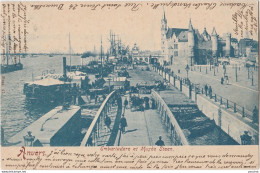 N24- ANVERS - EMBARCADERE ET MUSEE STEEN - (OBLITERATION DE 1900 - 2 SCANS) - Antwerpen