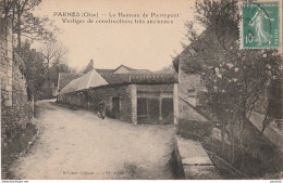 N18-60) PARNES (OISE)  LE HAMEAU DE PIERREPONT - VESTIGES DE CONSTRUCTIONS TRES ANCIENNES - (ANIMEE - HABITANT) - Autres & Non Classés