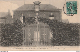 N18- 60) SENEFONTAINE - SAINT MARTIN - LE NOEUD (OISE) ECOLE DES FILLES - Autres & Non Classés