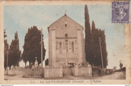 N11-33) LA SAUVE MAJEURE (GIRONDE) L' EGLISE - Other & Unclassified