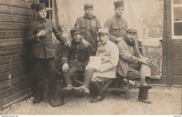 LAGER PUCHHEIM - CAMP DE PRISONNIERS EN ALLEMAGNE - CARTE PHOTO 12/10/1915 - MILITAIRES FRANCAIS  - SPAHIS - (2 SCANS) - War 1914-18