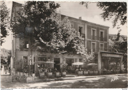 N6-34) LAMALOU LES BAINS (HERAULT) HOTEL BELLEVILLE - BRASSERIE  - (OBLITERATION DE 1959 - 2 SCANS) - Lamalou Les Bains