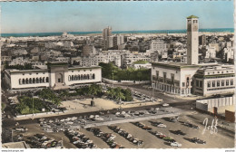 N4- CASABLANCA - PLACE DES NATIONS UNIES - (COULEURS - 2 SCANS)   - Casablanca