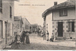 N2- 51) SOMME SUIPPES (MARNE) RUE DE LA  LOMBARDIE  - (TRES ANIMEE - HABITANTS - VILLAGEOIS - 2 SCANS) - Autres & Non Classés